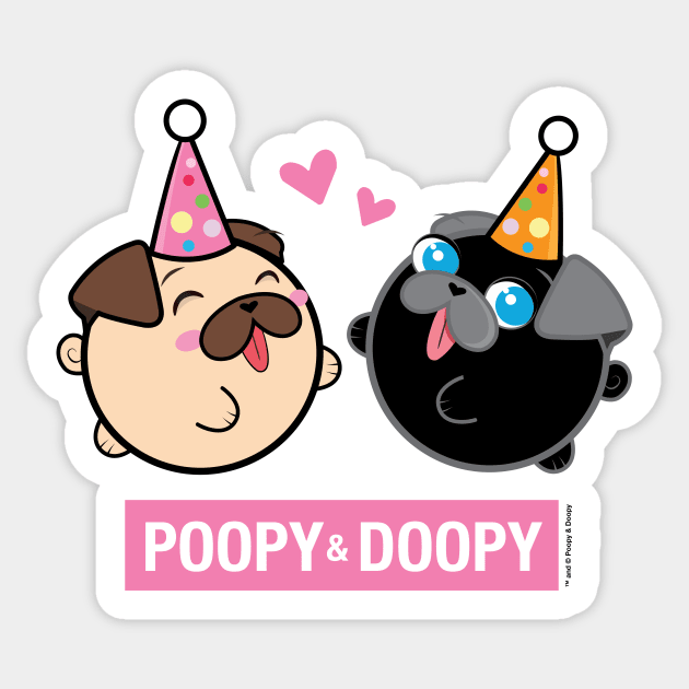 Poopy and Doopy - Happy Birthday Sticker by PoopieAndDoopie